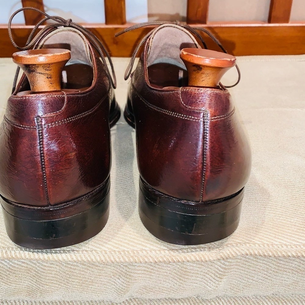 Florsheim Leather Plain Toe Derby. - Picture 6 of 16